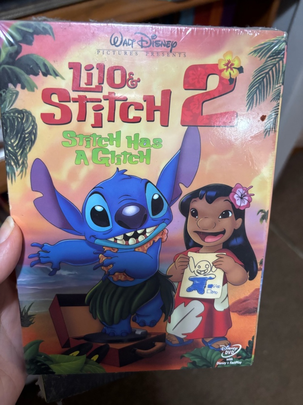 Walt Disney Lilo & Stitch 2 VHS - Blue & Red Cover